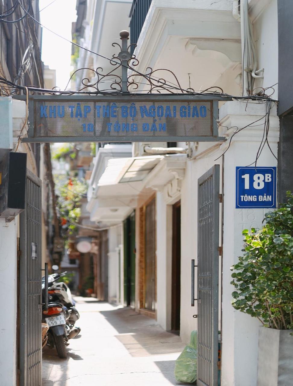 Rainbow Homestay - No 8 Alley 18B Tong Dan Hanoi Exterior foto